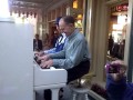 Jonny may and rod miller doing 4 hand  ragtime piano at disneyland march 22 2012