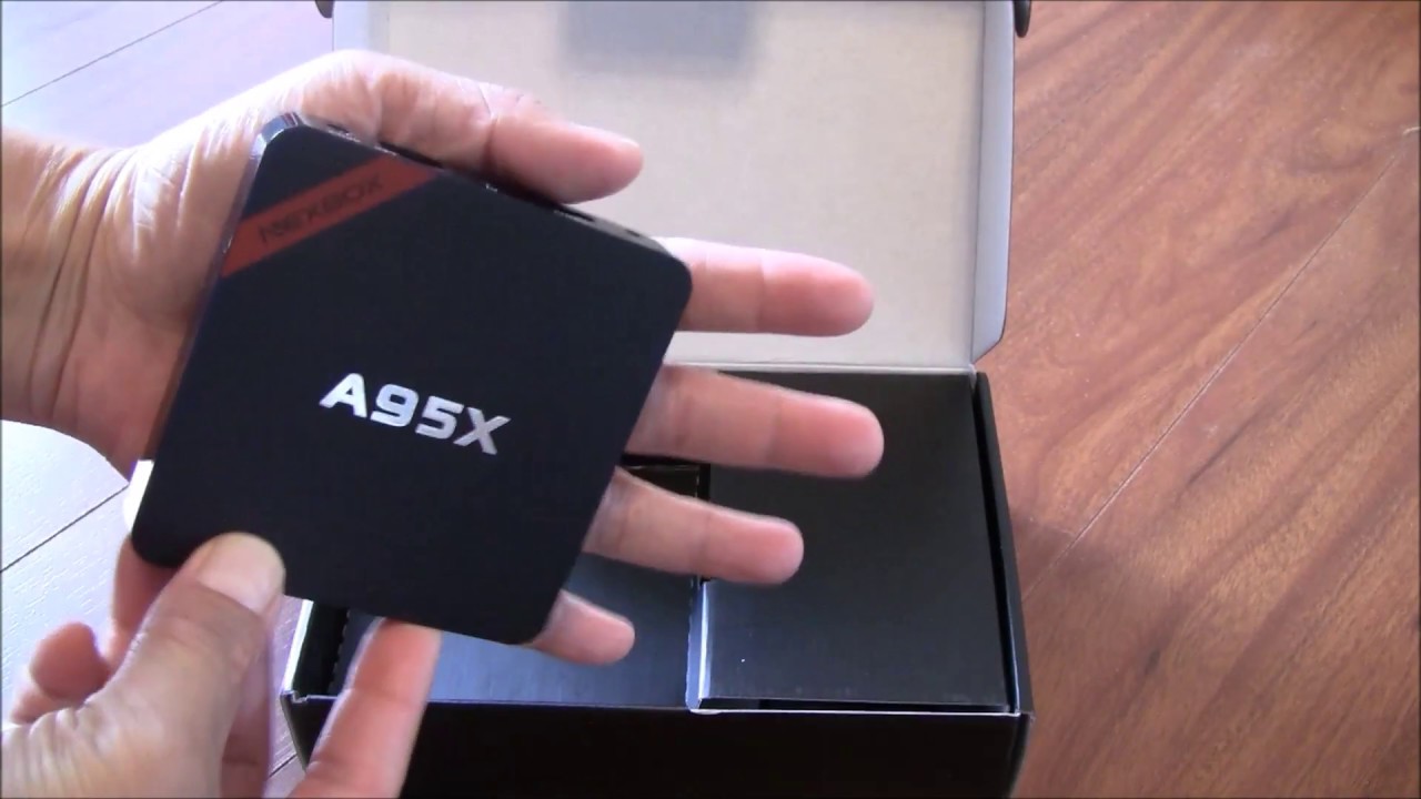 Unboxing review of Nexbox A95X Android TV Box and install Kodi/Elysium