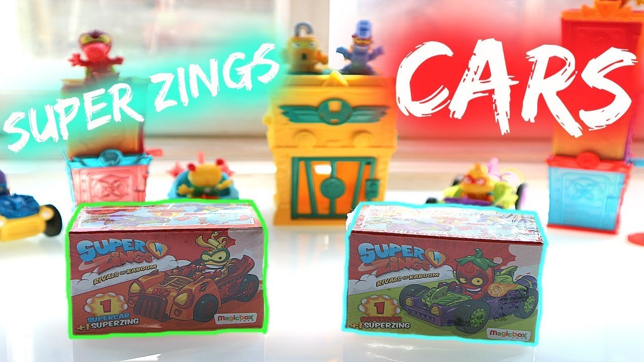 Super Zings cars unboxing 2 🚗📦