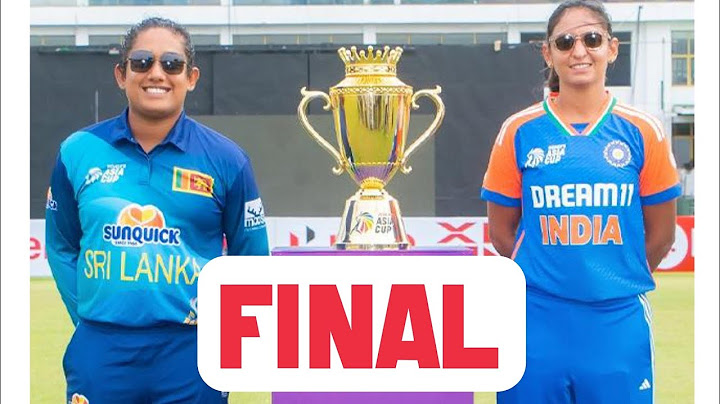 SRI LANKA VS INDIA | ACC WOMEN'S ASIA CUP 2024 | FINAL #indiavssrilanka