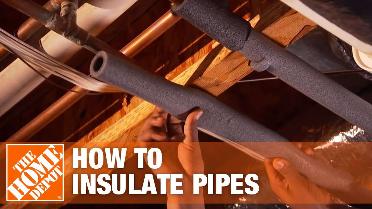 How To Insulate Pipes Weatherization Tips The Home Depot Youtube