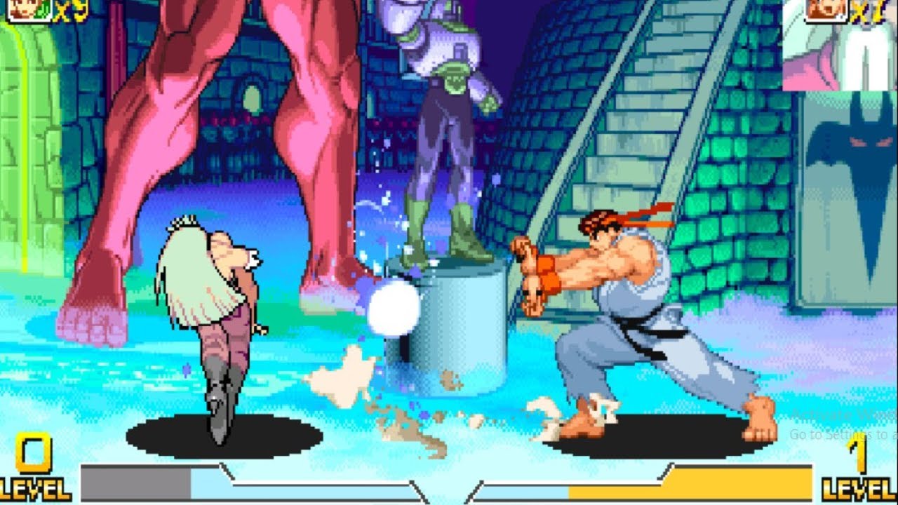 Epic Clash of Flames and Shadows: Ryu vs Morrigan | Marvel vs Capcom ...