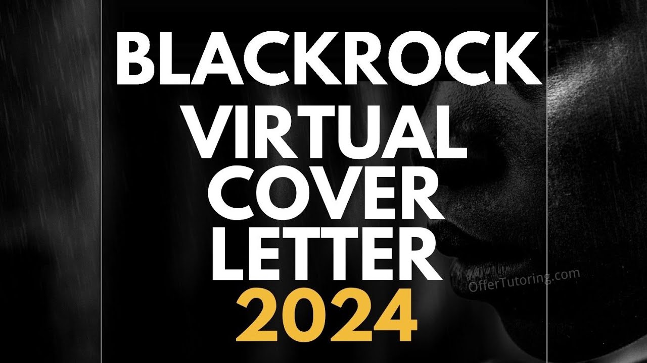 blackrock virtual cover letter