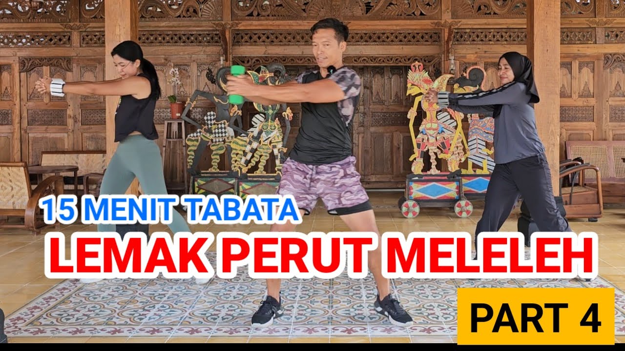 15 MENIT SENAM TABATA BIKIN LEMAK PERUT MELELEH