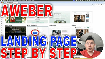 ✅ How To Create Landing Page In AWeber 🔴
