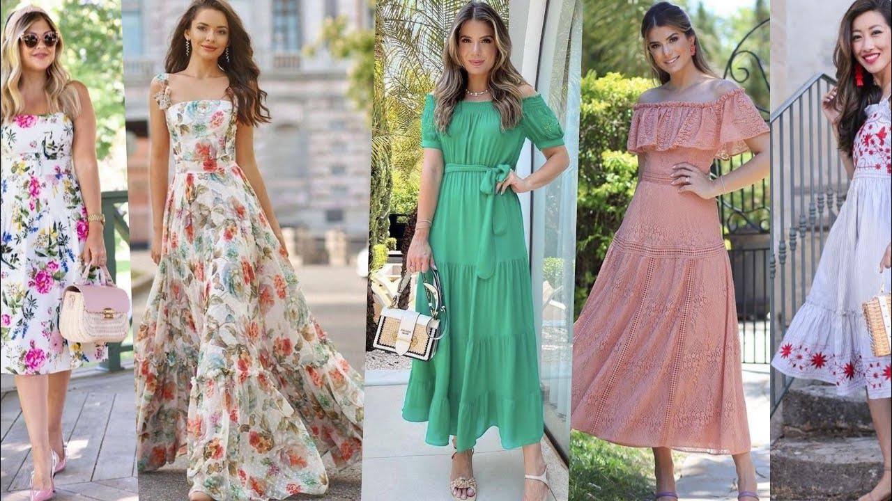 Moda 2024 LAS MEJORES VESTIDOS PARA LUCIR EN PRIMAVERA VERANO 2024💐🌞