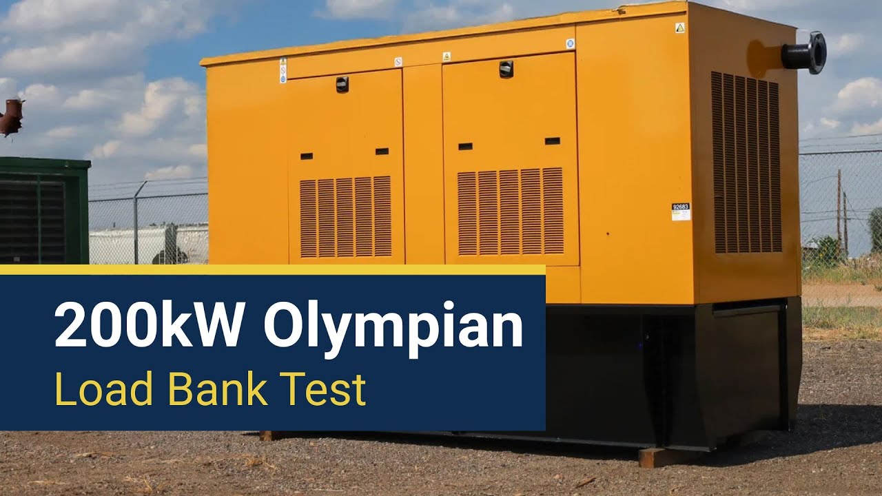200kW Olympian Diesel Generator Load Bank Test | Generator Source