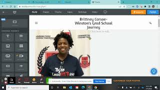 Creating an Online Portfolio using Weebly