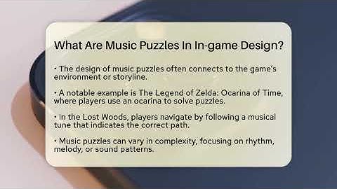 What Are Music Puzzles In In-game Design? - Video Gamers Vault