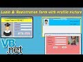 VB.NET | Login Form | User Registration with Profile Picture |