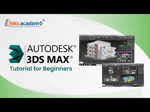 AUTODESK 3DS MAX Tutorial for Beginners | Teks Academy - Best Training Institute in Hyderabad.