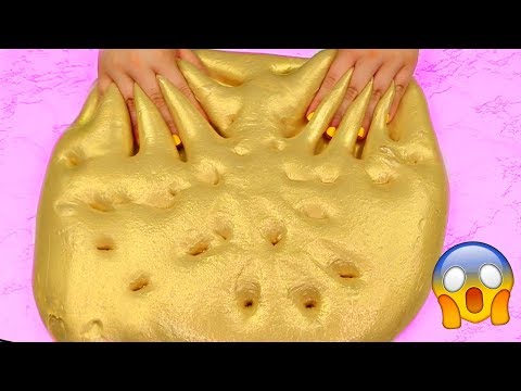 jumbo-gold-slime-+-getting-nickelodeon-slimed!