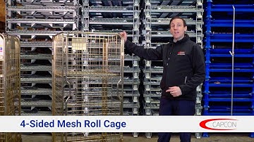 Durable 4-Sided Mesh Roll Cage Product Demonstration