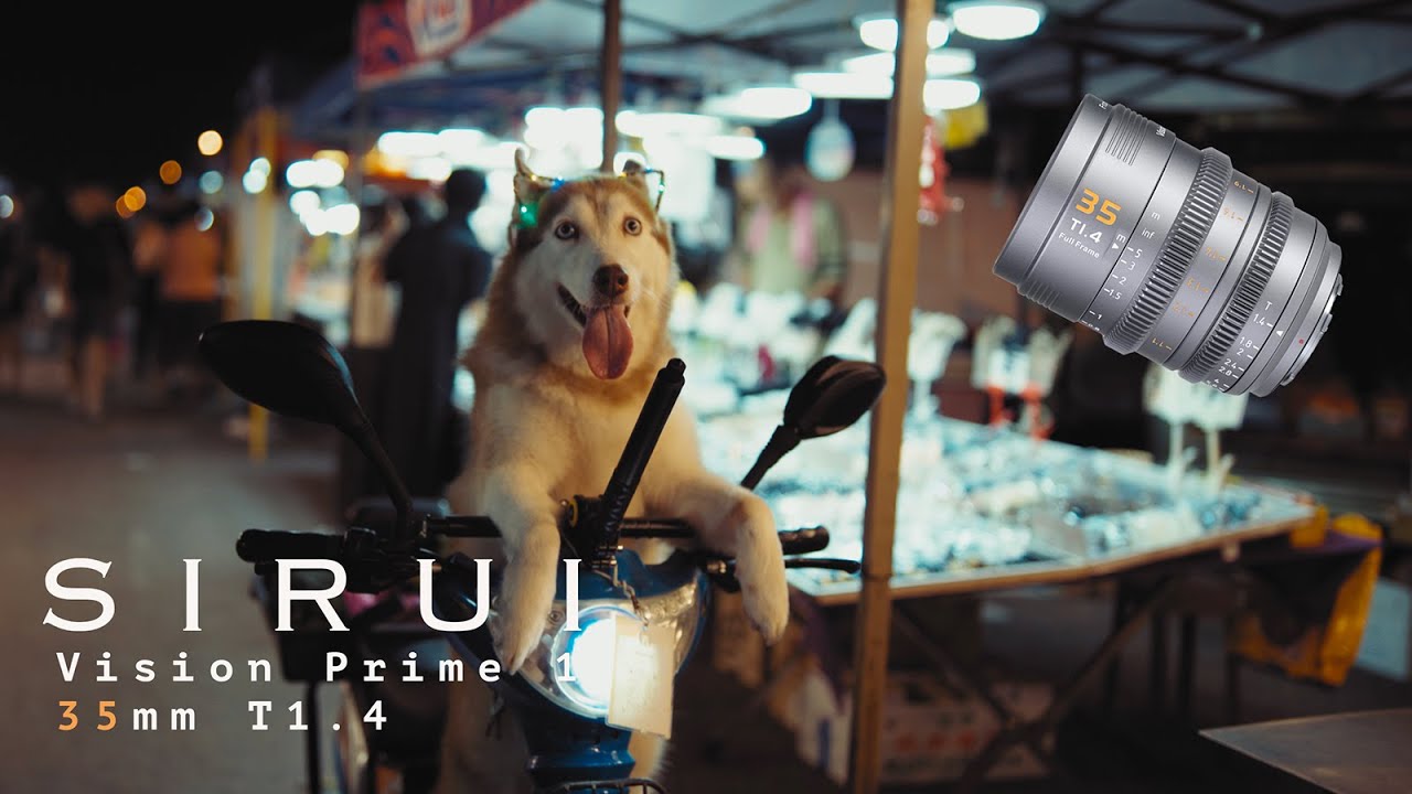 Testing My First Cinema Lens SIRUI VP-1 35mm T1.4 in a Night Market [2025-18]