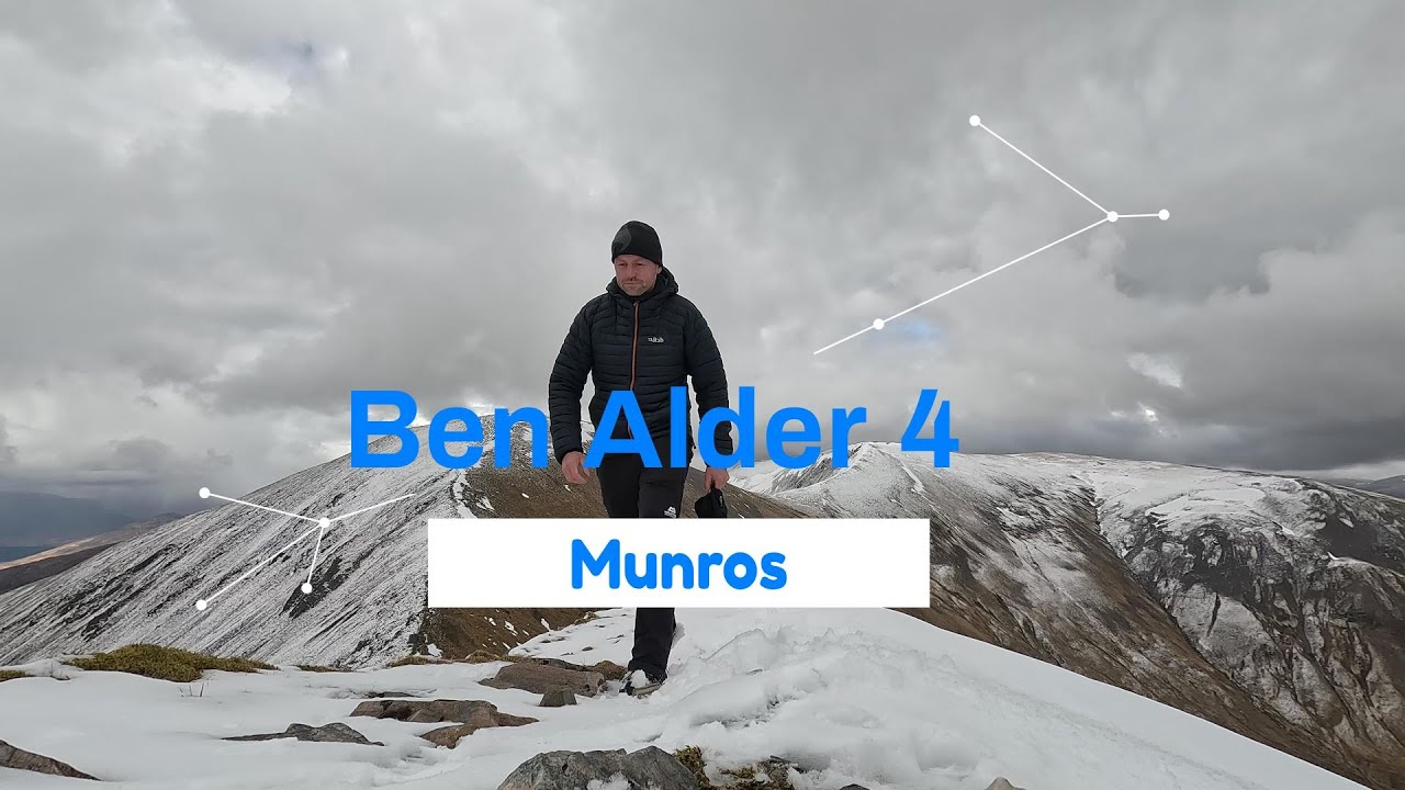 A hard old day with a bike and hike ( Cairn Dearg , Geal Charn, Aonach Beag, Beinn Eibhinn )