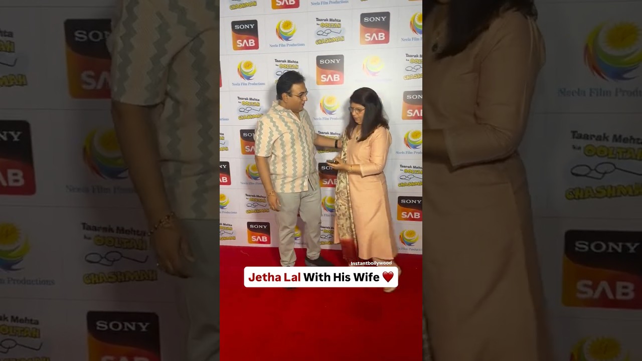 Dilip Joshi & His Wife Spotted Together After Long Time 😍 | Jethalal in Real Life! 