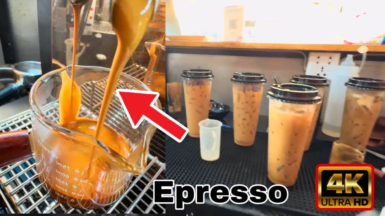 Cambodian Espresso Coffee for Only $1 | Local Beans & Perfect Extraction
