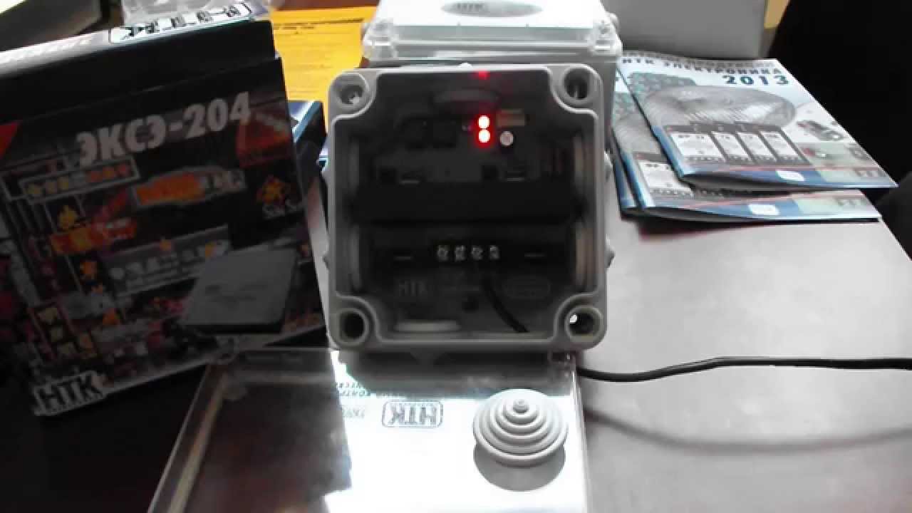 Светодинамический контроллер ЭКСЭ-204 НТК ЭЛЕКТРОНИКА - YouTube