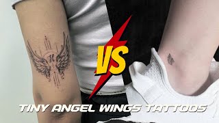 100 Tiny Angel Wings Tattoo You Need To See