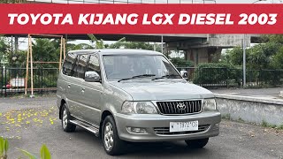 TOYOTA KIJANG LGX DIESEL MANUAL 2003 NEW MODEL