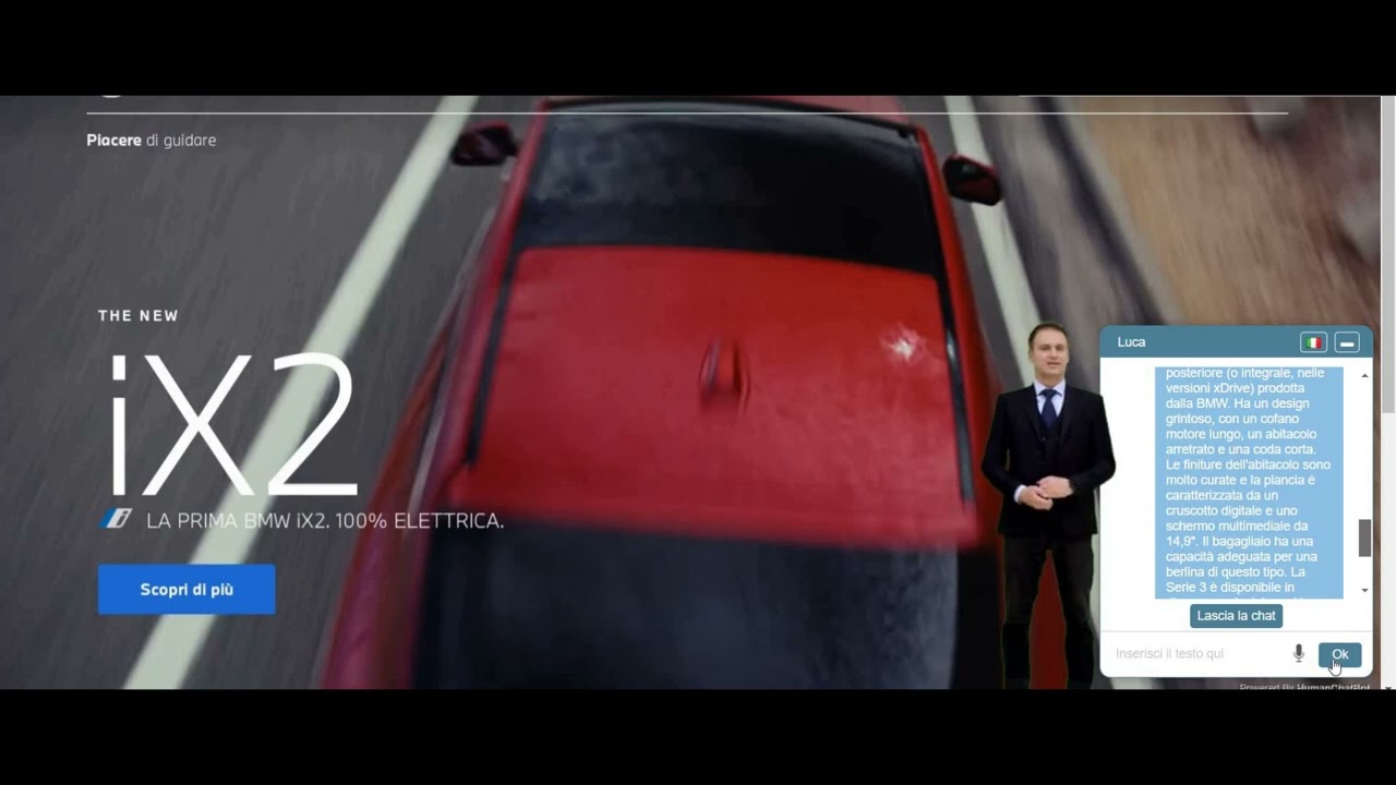 ASSISTENTE VIRTUALE CONCESSIONARIA AUTO