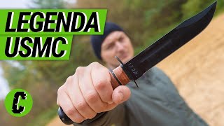 LEGENDARNY NÓŻ MARINES 🔪 | Test i recenzja noża Ka-Bar USMC The Legend 1217