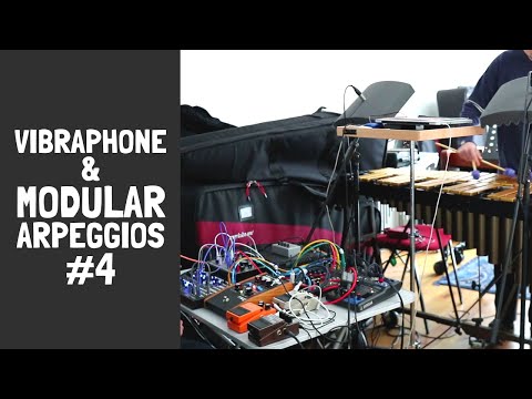Playing Analog Synth with Vibraphone Arpeggiator #4 - Modular Synth Experiment 2020