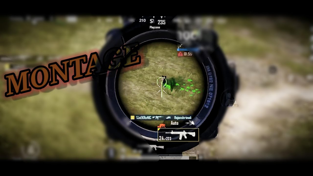 BGMI MONTAGE  || EKRONIC