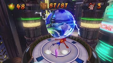 Crash bandicoot 3 gone tomorrow 100%  walkthrough   All boxes and both clear gems