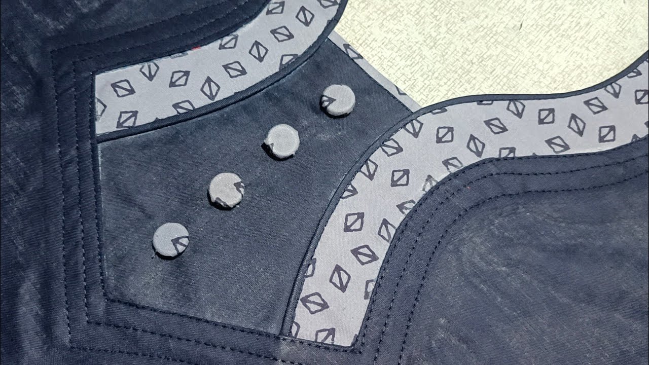 Stylish neck design cutting and stitching for kurti||chudi neck design||salwar neck design