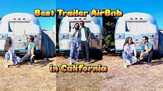 We stayed in a RV TRAILER | Unique Airbnb Experience | Romantic getaway | Beach Day | California