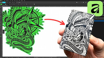 How I Create Dense Engraving Graphics in FREE Affinity (Step by Step Tutorial)