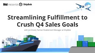 Streamlining Fulfillment to Crush Q4 Sales Goals