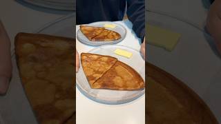 バターと生地だけのクレープ #japanesefood