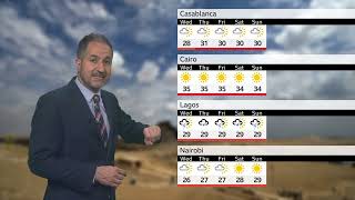 BBC Weather today in MIDDLE AND EAST AFRICA -  September 1st, 2026