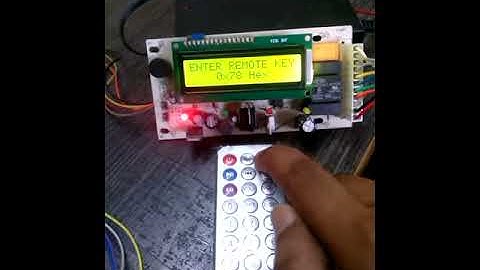 NEC IR REMOTE UNKNOWN KEY DECODER