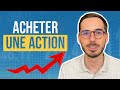 Comment acheter une action en bourse 