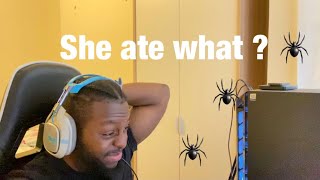Yummy cooking spider recipe - Reaction video