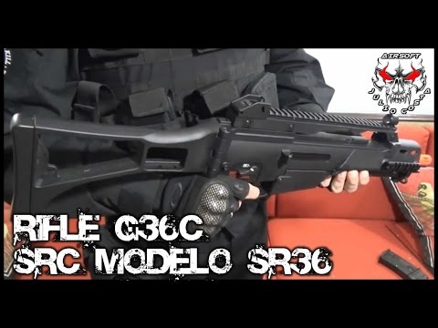 Unboxing e Review Rifle SRC G36C (SR36) - YouTube
