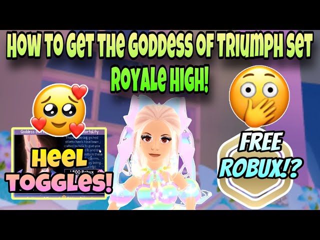 Royale High - Goddess Of Triumph 'NEW SET' (PARTS AND FULL SET)