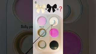 “Aesthetic Ivory Cream–Pink–Black Color Blends | 3 Chic &amp; Elegant Mixes for Coloring”#colormixing