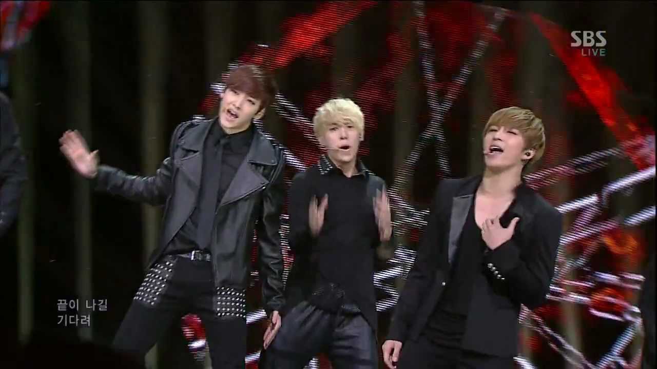 U-kiss [Standing Still] @SBS Inkigayo Популярная песня 20130317