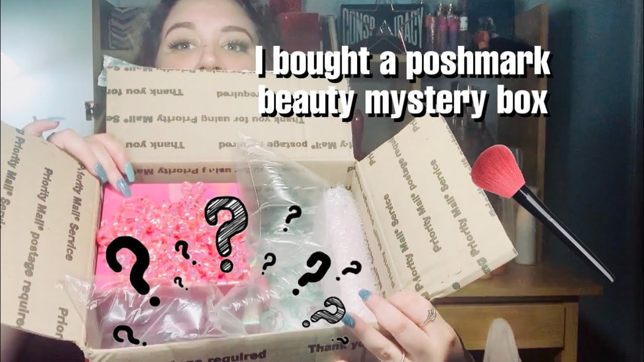 Poshmark Mystery Beauty Box Unboxing YouTube