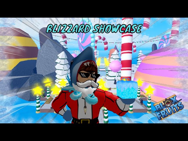 Showcase 𝗡𝗢𝗩𝗔 𝗙𝗥𝗨𝗧𝗔 Blizzard (SSS+) no Blox Fruits ! 