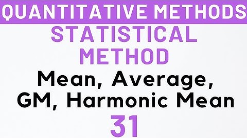31- Arithmetic Mean, Average, Frequency Distribution, MEC-103 | Kanishka Luthra