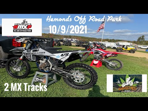 Harvest Fest Hemond’s Motocross Park Minot Maine 10/9/2021 GoPro 2 Track Views Double The Fun!