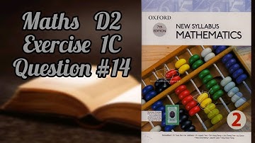 Mathematics book (d2)| 7th addition|Exercise#1C|Q#14|Mathematics at Home| In urdu