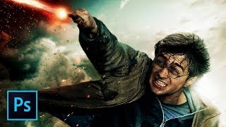 Celebrity How To Make Harry Potter's DUEL Effect In Photoshop - Speedart - 2017 Tutorial Profile