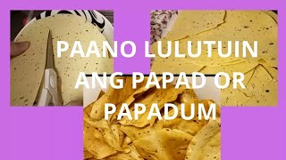 HOW TO COOK PAPAD#PAANO LULUTUIN ANG #PAPAD OR PAPADUM#TARA PANOORIN NIYO- MAKI MINI CHANNEL screenshot 2