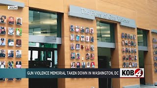 Local advocates react after gun violence memorial is taken down